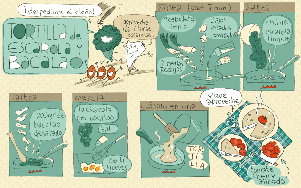 tortilla-bacalao-escarola